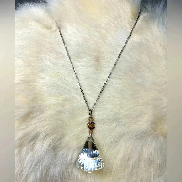 Other - "Stylish Cone-Shaped Crystal Gem Rearview Mirror Ornament"